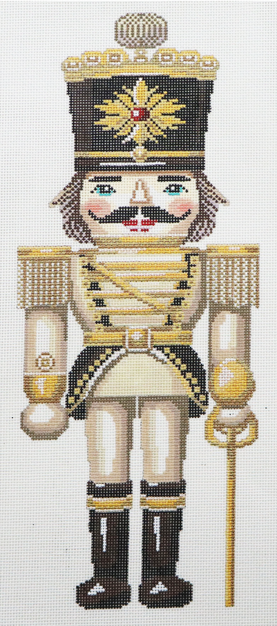 Black & White Nutcracker - Stand Up (Lani's Needlepoint)