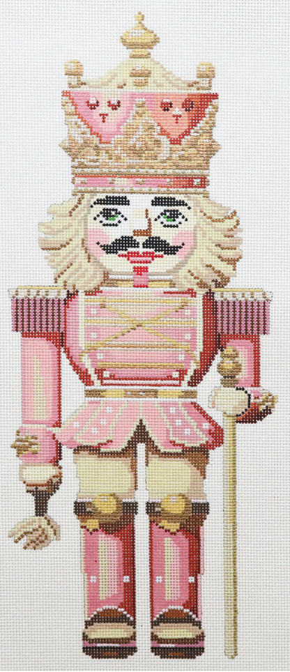 Pink Nutcracker - Stand Up (Lani's Needlepoint)