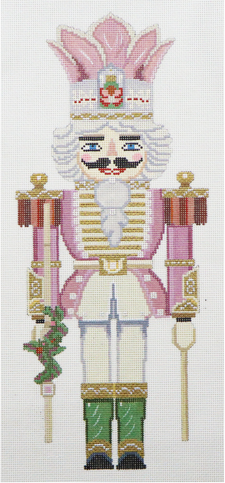 Mauve Nutcracker - Stand Up (Lani's Needlepoint)