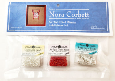 Red Mittens (Nora Corbett) - Embellishment Pack Only