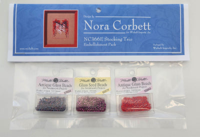 Stocking Trio (Nora Corbett) - Embellishment Pack Only