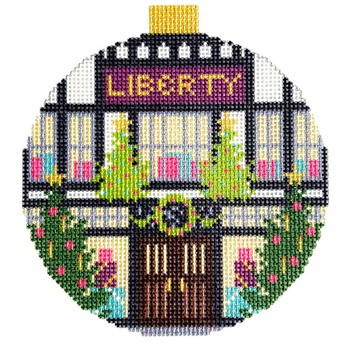 g LUXURY NEEDLEPOINT FROM LONDON パーティション London Store Fronts - Liberty (Needlepoint To Go)– Stitch Therapy