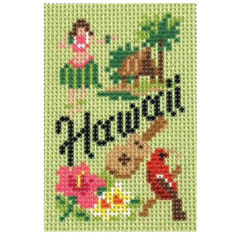 Hawaii Bag Charm Insert (Needlepoint To Go)