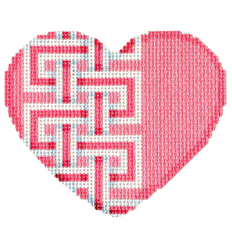 Key Border Medium Heart/Rose (Needlepoint To Go)