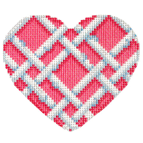 Woven Bamboo Medium Heart (Needlepoint To Go)