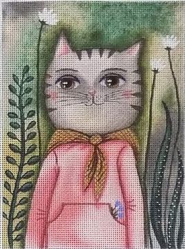 Nature Kitty (Mindys Needlepoint)