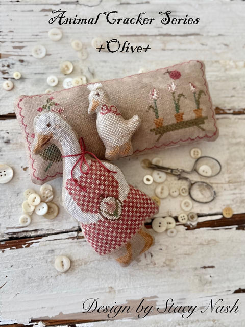 Animal Crackers Series - Olive (Stacy Nash Primitives)