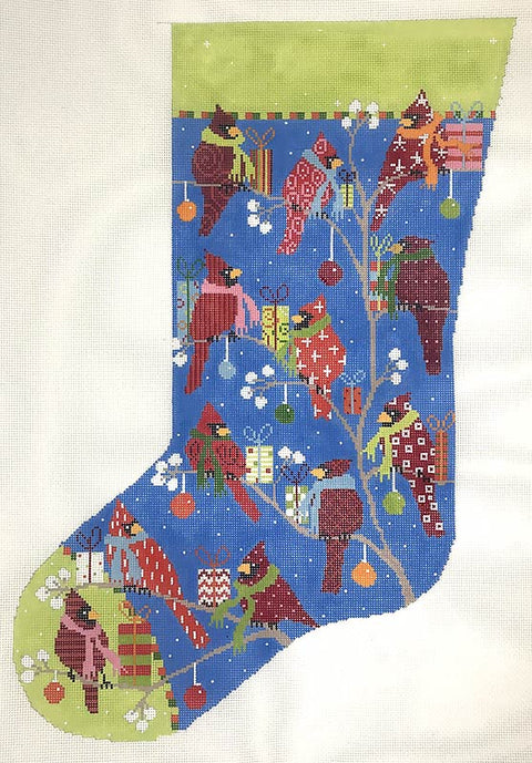 Cardinal Stocking (Pippin Studios)