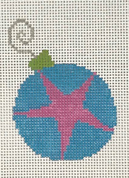 Pink Star Bauble (Pippin Designs)
