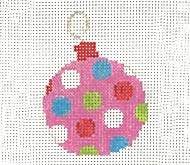 Pink Bauble w/Dots (Pippin Designs)