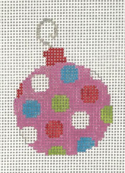 Pink Bauble w/Dots (Pippin Designs)