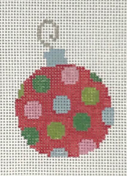 Red Bauble w/Dots (Pippin Designs)