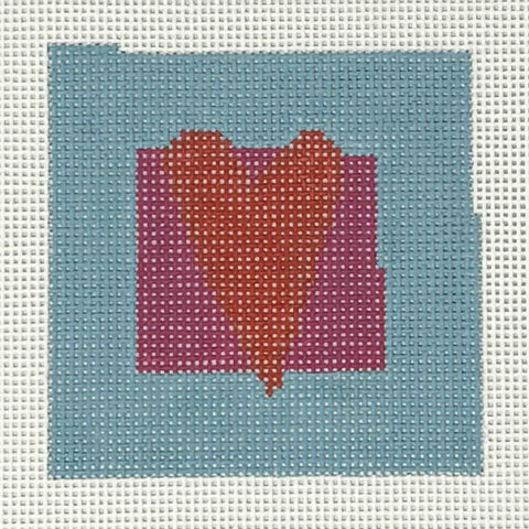 Small Heart Turquoise (Pippin Designs)