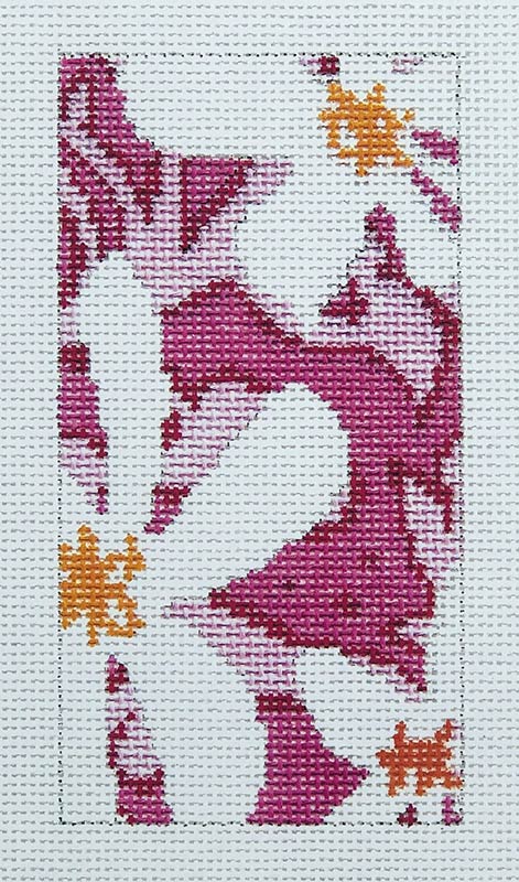 Pink w/White Blossom Insert (Pippin Studios)