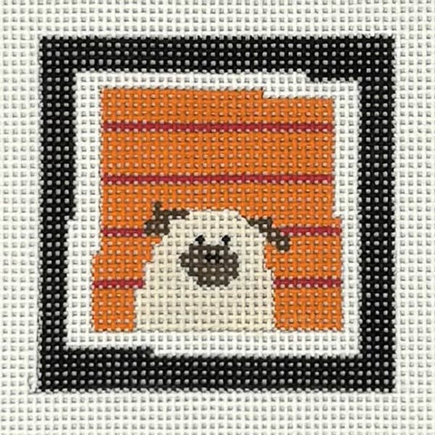 Dog w/Mango Stripes w/Red (Pippin Designs)