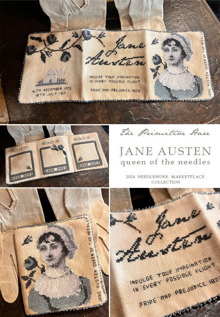 Jane Austen Queen Of The Needles (Primitive Hare)