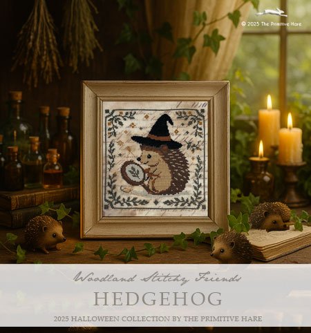 Woodland Stitchy Friends - Hedgehog (Primitive Hare)