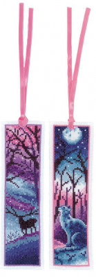 Cat & Deer Bookmarks (Vervaco)
