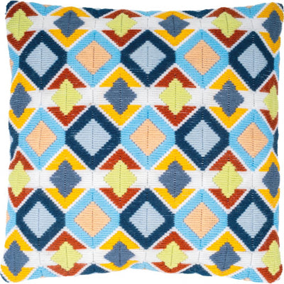 Diamonds Long Stitch Cushion (Vervaco)