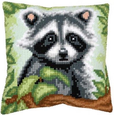Raccoon Cushion (Vervaco)