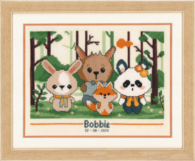 Panda & Friends Birth Announcement (Vervaco)