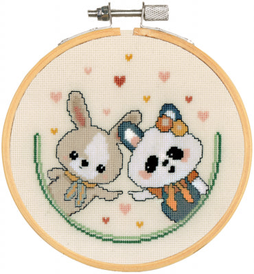 Panda & Bunny Love (Vervaco)