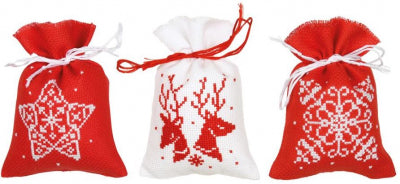 Christmas Bags - Set of 3 (Vervaco)