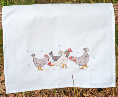Chickens Towel (Vervaco)