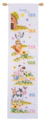 Farm Animals Growth Chart (Vervaco)