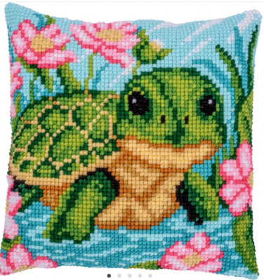Little Turtle Cushion (Vervaco)