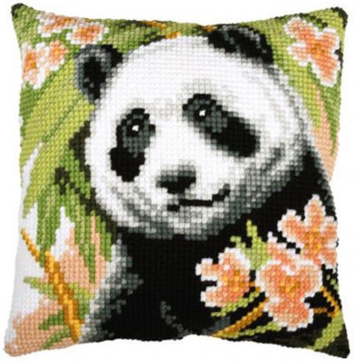 Panda With Flowers (Vervaco)
