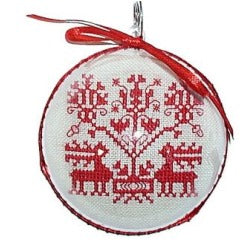 Redwork Ornament - Limited Edition Kit (Praiseworthy Stitches)