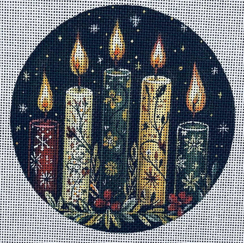 Painted Candles 3 (Mindys Needlepoint)