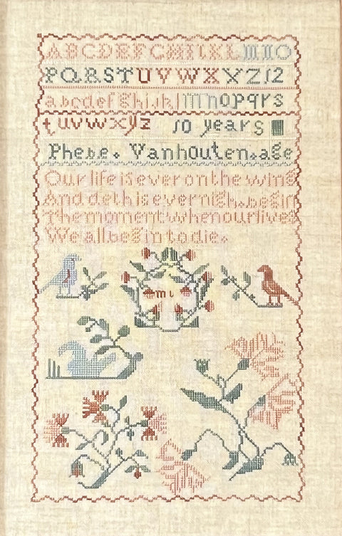 Phebe Vanhouten, 1827 (Queenstown Sampler Designs)