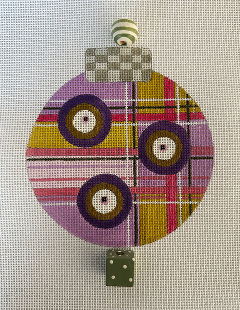 Dot Ball Ornament (Ditto Needlepoint Works)