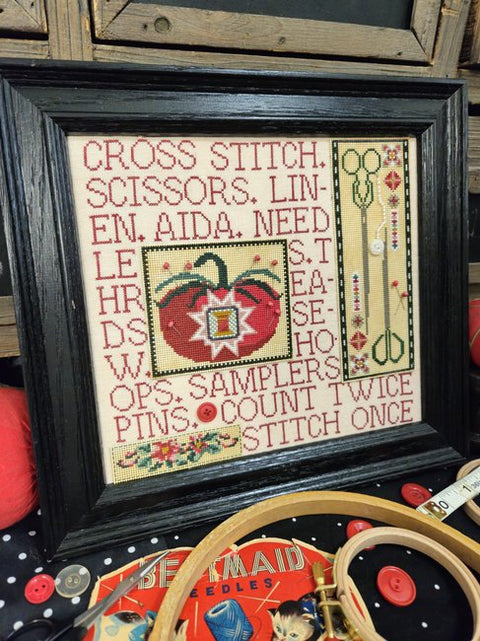 Mixed Media - Stitching Paraphernalia (Quaint Rose NeedleArts)