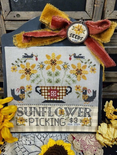 Sunflower Picking (Quaint Rose NeedleArts)