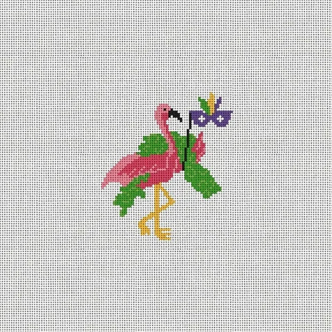 Mardi Gras Flamingo (Ruthie Carlson)