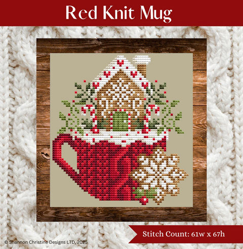 Red Knit Mug (Shannon Christine)