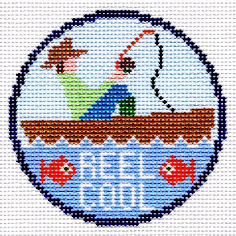 Badge - Reel Cool (Doolittle Stitchery)