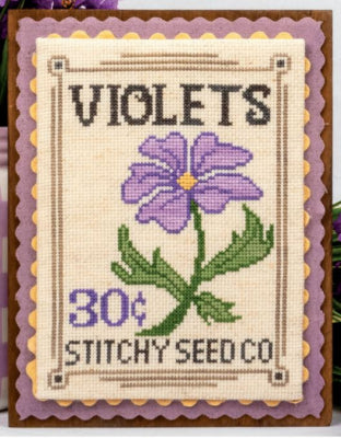 Seed Packet - March Violets (Its Sew Emma)