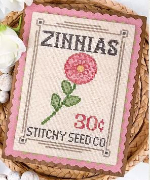 Seed Packet - December Zinnias (Its Sew Emma)