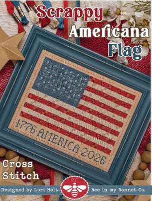 Scrappy Americana Flag (Its Sew Emma)