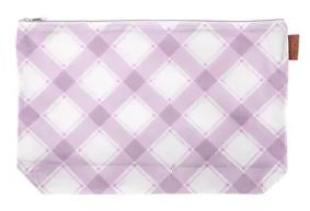 Mad for Plaid Project Bag/Large - Lilac (Its Sew Emma)