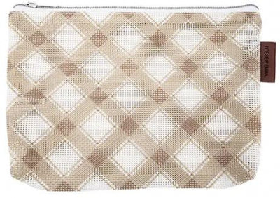 Mad for Plaid Project Bag/Mini - Burlap (Its Sew Emma)