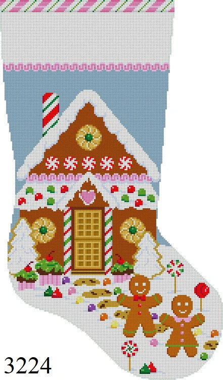 Gingerbread House Stocking (Susan Roberts)