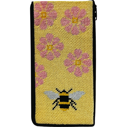 Flowers and Bees Eyeglass - Stitch and Zip (Alice Peterson)