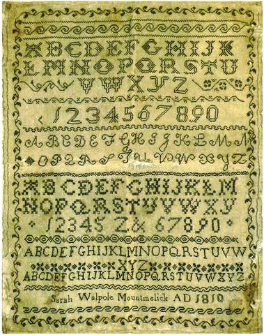 Sarah Walpole 1810 (StitchyBox)