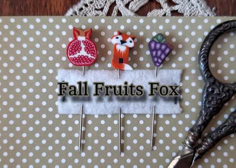 Pins - Fall Fruits Fox (Puntini Puntini)