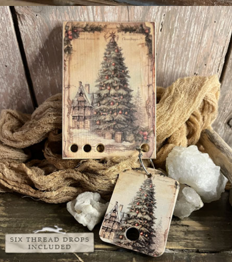 Thread Keep - Oh Christmas Tree (Primitive Hare)